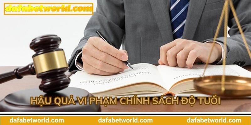 Hậu quả vi phạm chính sách độ tuổi